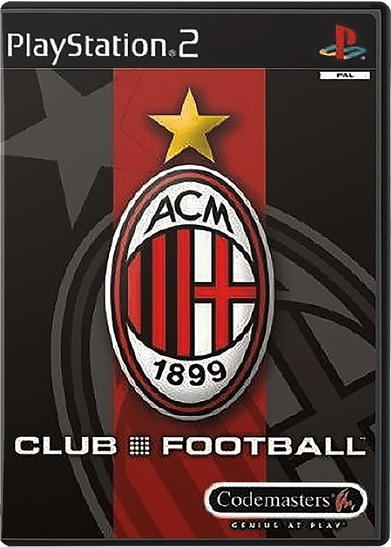 Club Football: AC Milan box art for Playstation 2